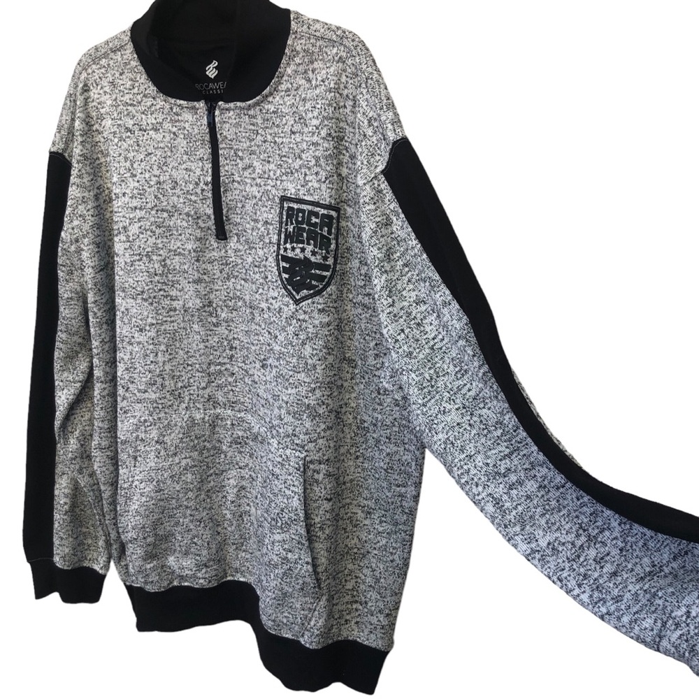 Rocawear Gray & Black Sweatshirt size 2XB - Picture 3 of 7